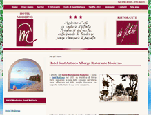 Tablet Screenshot of hotel-moderno-sant-antioco.it